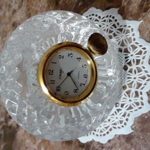 Cristal Vintage Desk Clock